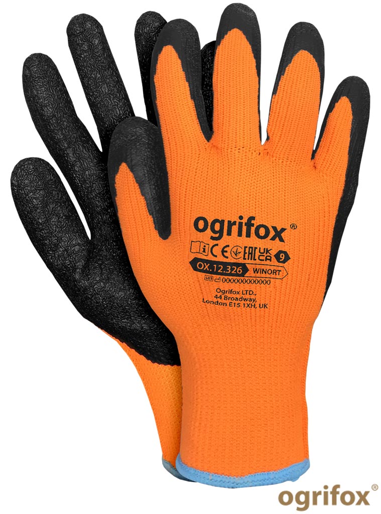 Handske - ORANGE VINTERHANDSKE