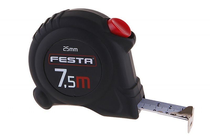 Målebånd Autolock 7,5m X 25mm FESTA