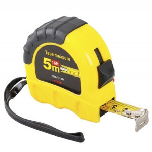 Målebånd 5 m × 19 mm – cm/tomme hærdet bånd