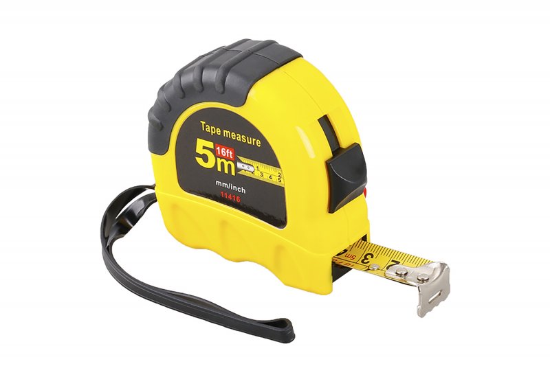 Målebånd 5 m × 19 mm – cm/tomme hærdet bånd