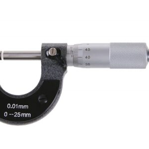 FESTA udvendig mikrometer 0–25 mm – nøjagtighed 0,01 mm