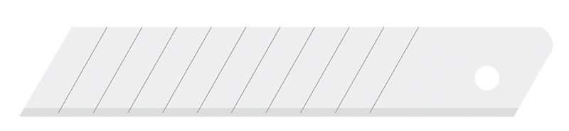 Hobbyknivblade 18 mm – keramiske blade 5 stk.