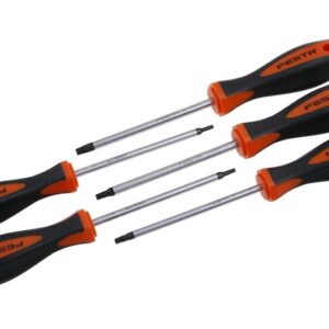 Sæt med TORX 10,15,20,25,30 FESTA