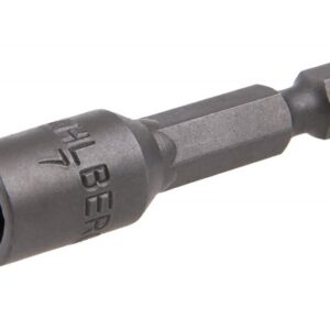 Adapter 1/4" 6 kant 7 mm