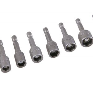 Sæt med adaptere 1/4"6,7,8,9,10,11,12,13m