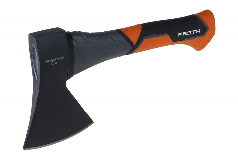 Campingøkse 500 g – økse med glasfiberskaft 26 cm