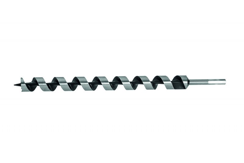 Træbor 12 × 450 mm – sneglebor (spiralbor)
