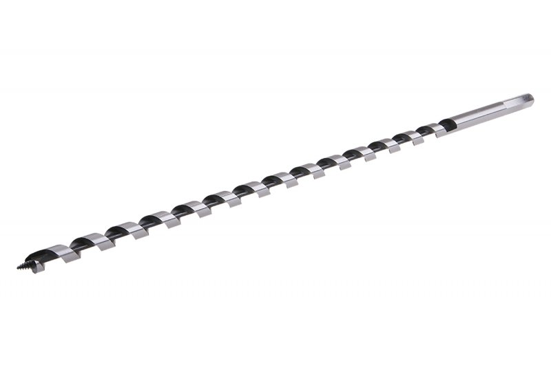 Træbor 12 × 450 mm – spiralbor (dobbeltspiral)