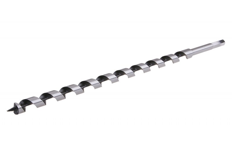 Træbor 18 × 450 mm – sneglebor (spiralbor)