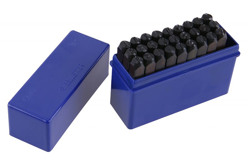 Stempel alfabet 6 mm