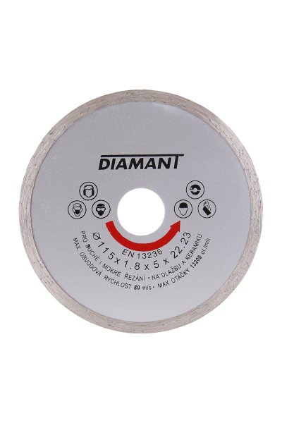 DIAMANT 115x22,2x2mm diamantskive fuld