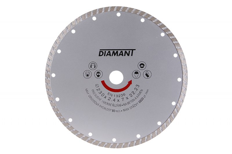DIAMANT 230mm diamantklinge turbo