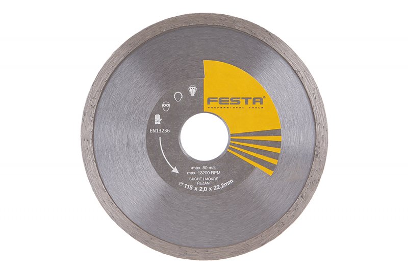 FESTA 115mm diamantklinge fuld