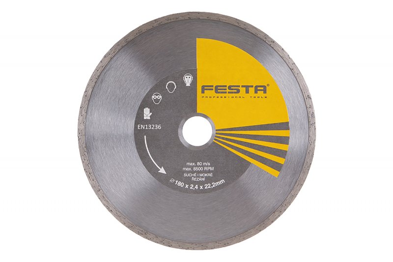 FESTA 180mm diamantklinge fuld