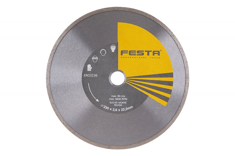 FESTA 230mm diamantklinge fuld