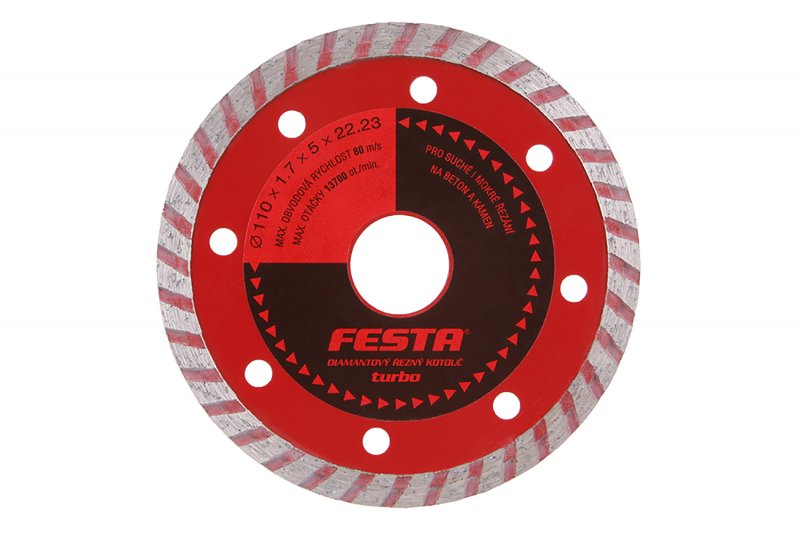 FESTA 110mm diamantklinge turbo