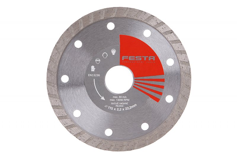 FESTA 115mm diamantklinge turbo