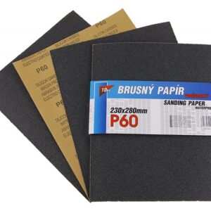 Slibepapir 230x280mm P60 10stk Vandp