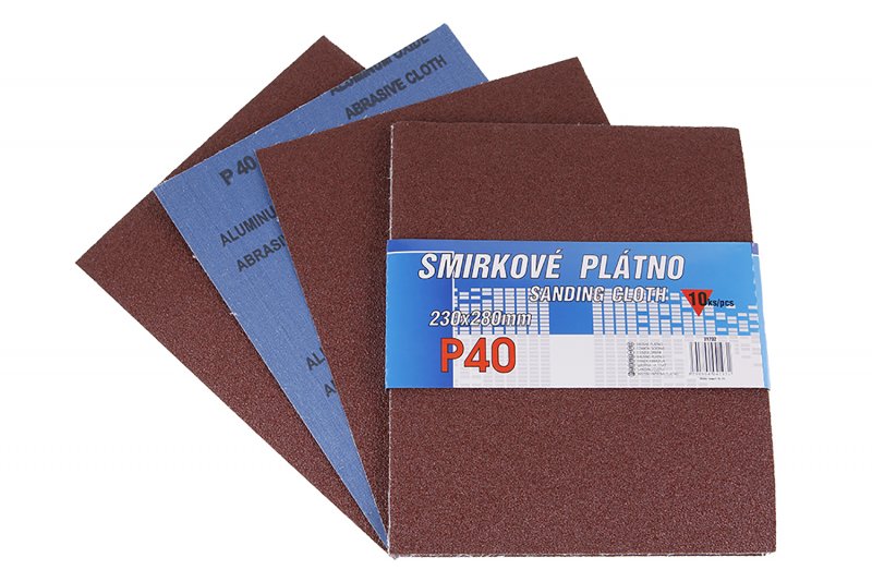 Slibeark 230x280mm P40 10stk