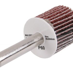 Slibende lamelskive 20x20x6mm,P60