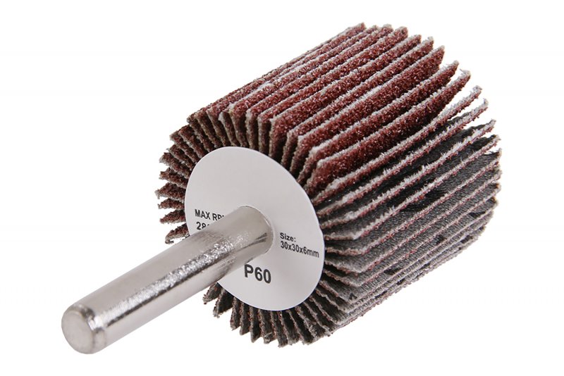 Slibende lamelskive 30x30x6mm,P60