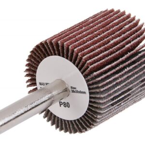 Slibende lamelskive 30x30x6mm,P80