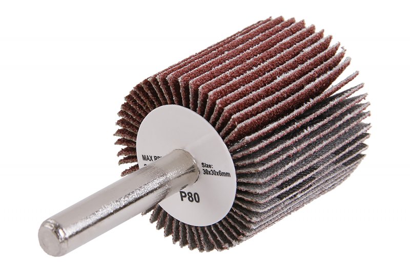 Slibende lamelskive 30x30x6mm,P80