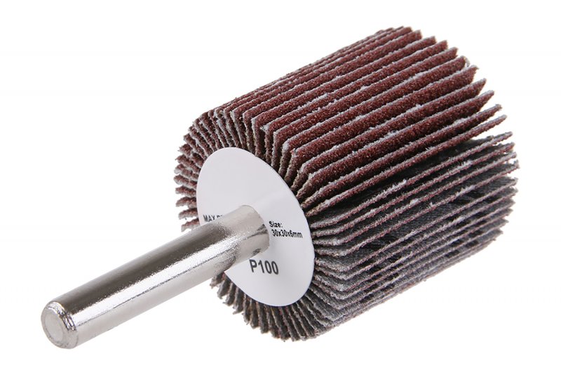 Slibende lamelskive 30x30x6mm,P100