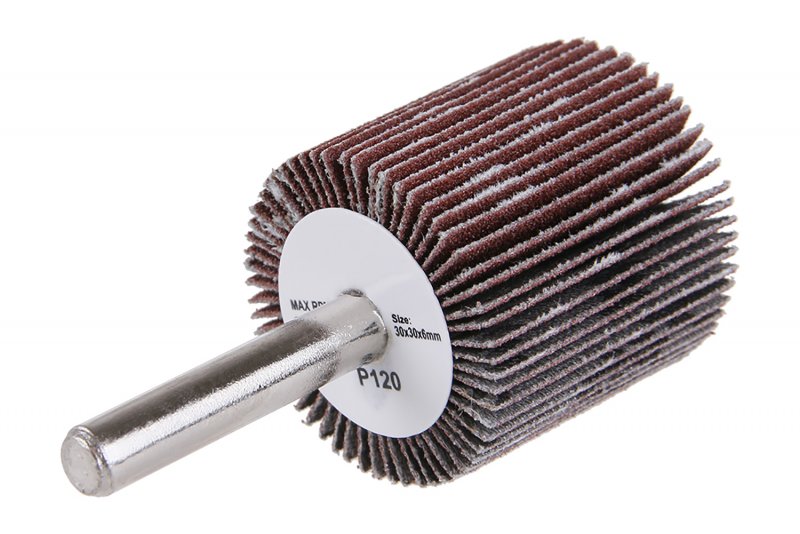 Slibende lamelskive 30x30x6mm,P120