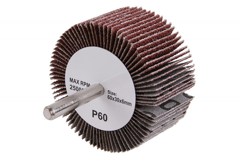 Slibende lamelskive 60x30x6mm,P60