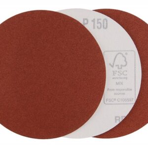 Slibepapir 150/125mm 3 stk