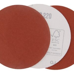Slibepapir 220/125mm 3 stk
