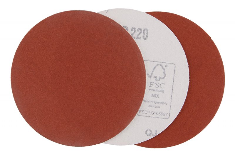 Slibepapir 220/125mm 3 stk