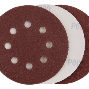 Slibepapir rundt med velcro + huller