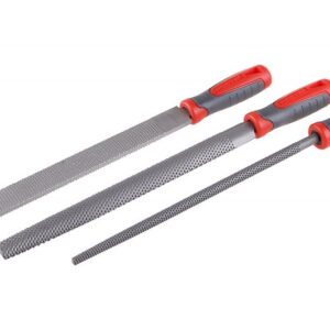 Træraspesæt 250 mm – 3 stk. raspe med håndtag
