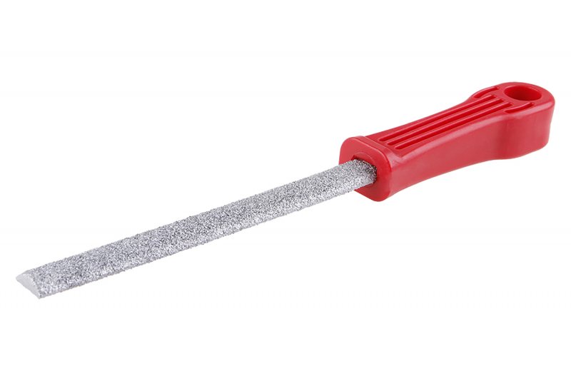 Halvrund hårdmetal fil til fliser 200mm