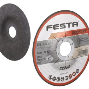 Skæreskive til metal 115 × 0,8 × 22,2 mm – ultratynd INOX