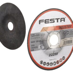 Skæreskive til metal 125 × 0,8 × 22,2 mm – ultratynd INOX