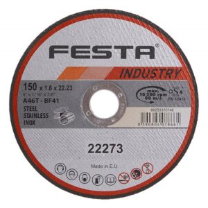 Skæreskive til metal 150 × 1,6 × 22,2 mm – INOX