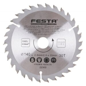 Rundsavklinge TCT 140 mm – 30 tænder