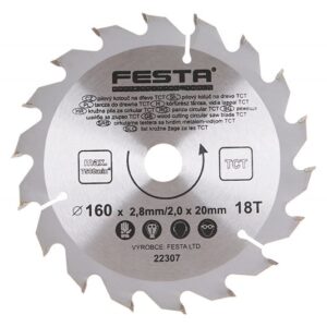 Rundsavklinge TCT 160 mm – 18 tænder
