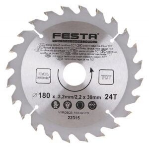Rundsavklinge TCT 180 mm – 24 tænder
