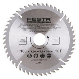 Rundsavklinge TCT 180 mm – 50 tænder