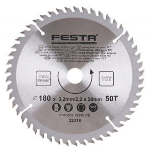 Rundsavklinge TCT 180 mm – 50 tænder