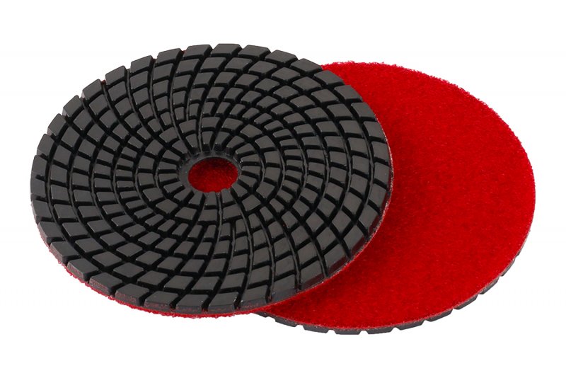Diamant polerskive 100 mm – velcro P400 til forpolering