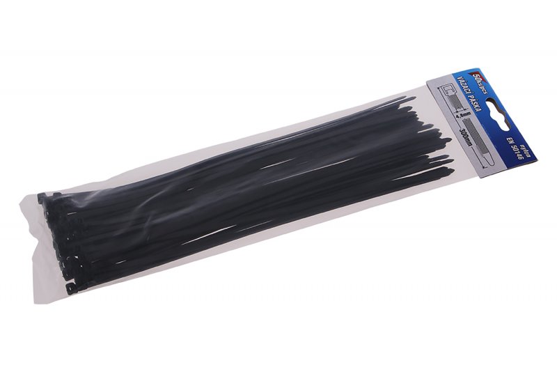 Kabelbindere 300x4,8mm 50 stk Sort