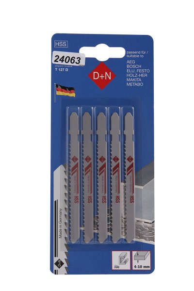 Stiksav 5ps 75mm/1mm,HSS,3mm