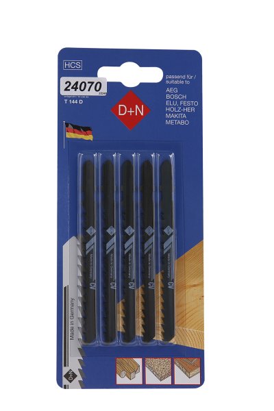 Stiksav 5 stk 75mm/1,3mm,HCS,4mm