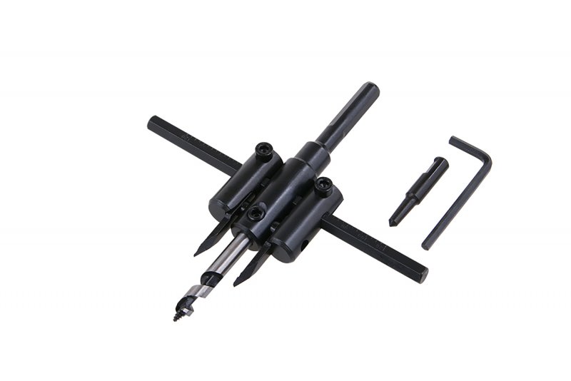 Justerbar hulsav 30–120 mm – fleksibel boring