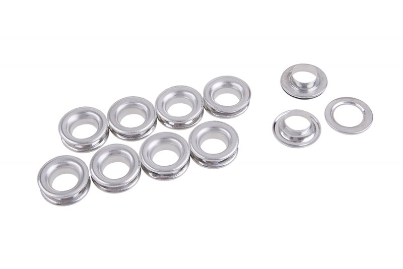 Presenningsøjer i aluminium – sæt med 10 stk